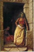 unknow artist Arab or Arabic people and life. Orientalism oil paintings 611